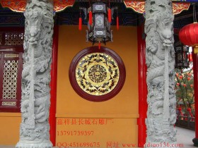 石雕龙柱建筑有什么作用