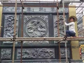 寺院浮雕门窗图片浮雕窗户样式大全