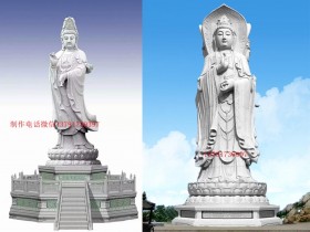 寺院大型观音石雕像有哪些造型选择