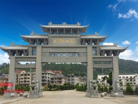 新农村牌坊大门图片及村庄牌坊大门文化作用