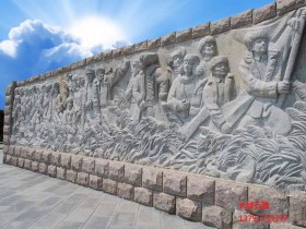 走近烈士浮雕感受峥嵘岁月里的荡气回肠