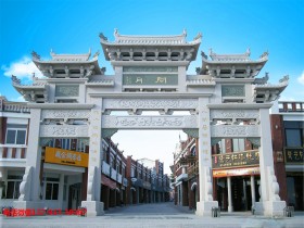 村门牌楼图片样式展示