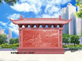 浮雕迎门墙图片及浮雕壁画价格