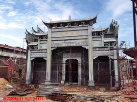 家族祠堂牌坊制作方法与创新性