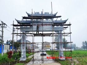 花岗岩牌坊雕刻技法介绍