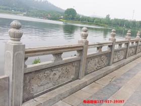 景观仿古石材护栏图片及作用