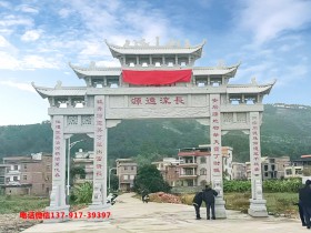 宗祠牌坊图片样式与装饰题材