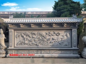 石雕影壁图片样式及建筑艺术瑰宝