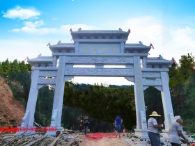 农村石牌楼图片样式及作用