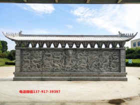 九龙壁浮雕壁画图片样式大全