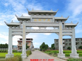 村庄路口牌坊样式如何选择才能更有特色