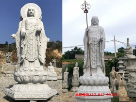 石雕地藏王菩萨雕像带你领略佛教文化之美