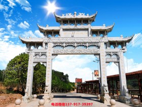 建造一座村庄牌坊多少钱