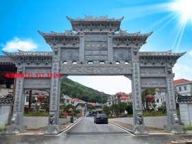 村口牌坊在乡村中的作用及特色