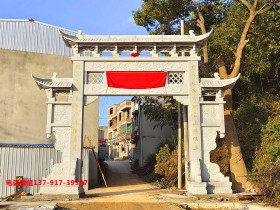 村口石牌坊在村庄中的作用有哪些