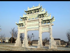 上海嘉定的石雕牌坊赏析