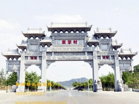 淑浦的石雕牌坊精美工艺介绍