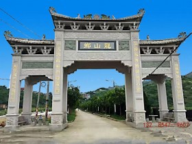 新农村石门楼与石牌坊构造区别石牌楼乡村特色