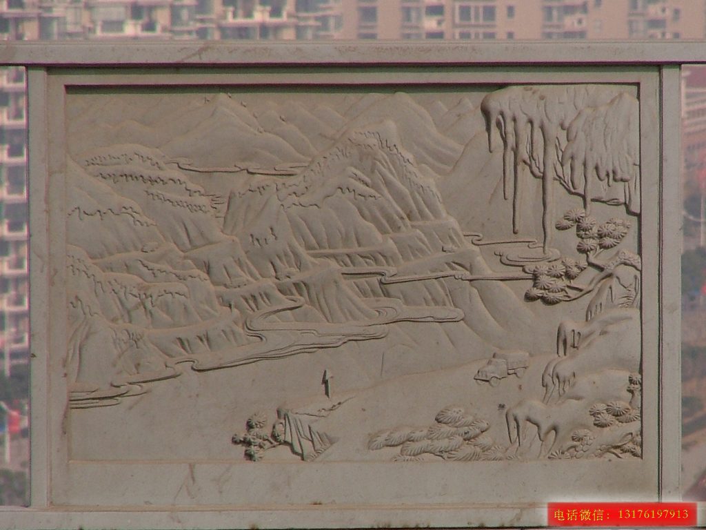 南京长江大桥的浮雕石雕壁画设计制作