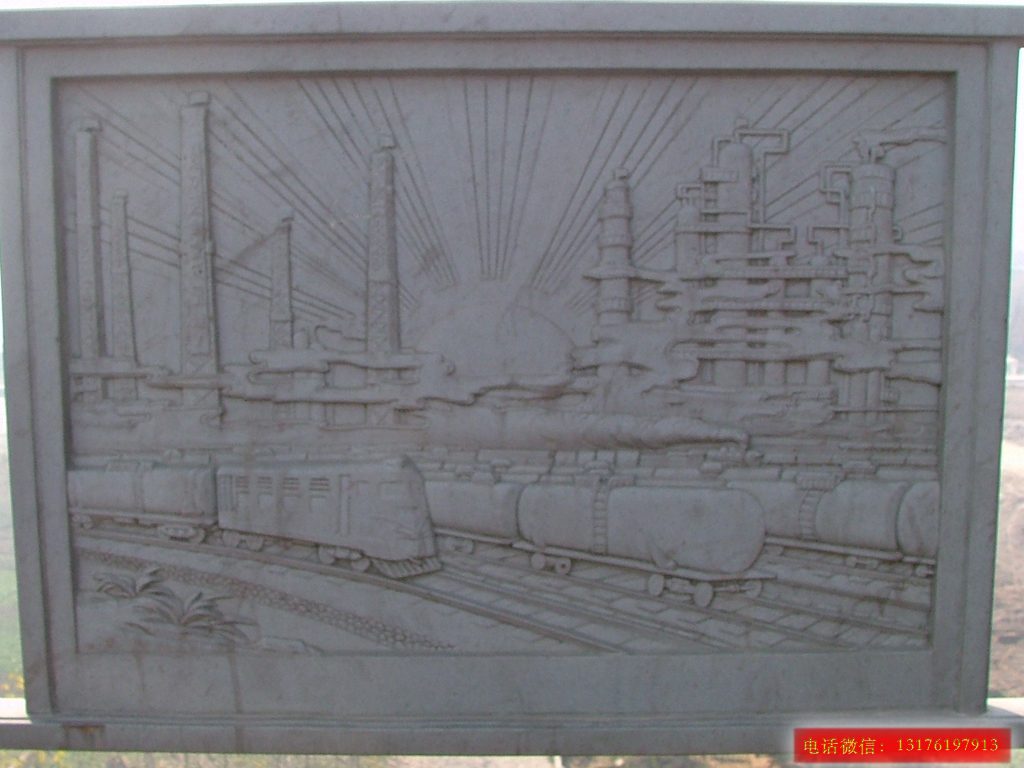 南京长江大桥的浮雕石雕壁画设计制作