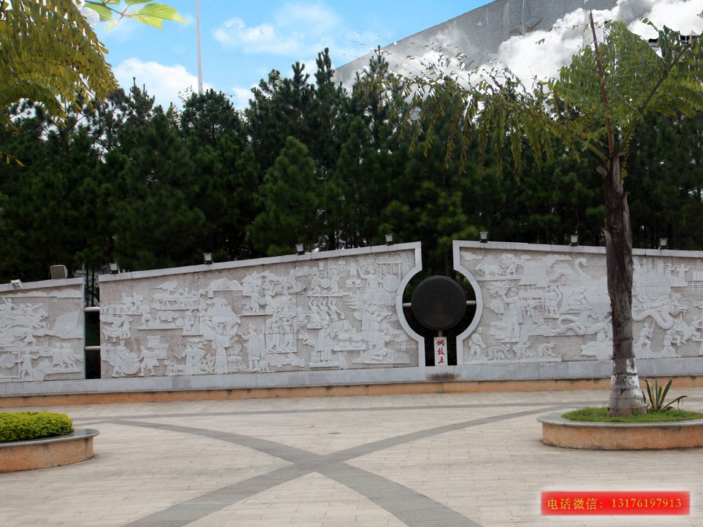 广场民俗风情浮雕墙设计三大步骤-以泸溪县广场石雕壁画为例子
