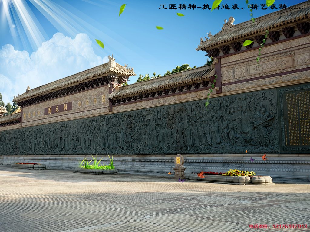传统石雕壁画和西方浮雕的图片样风格区别