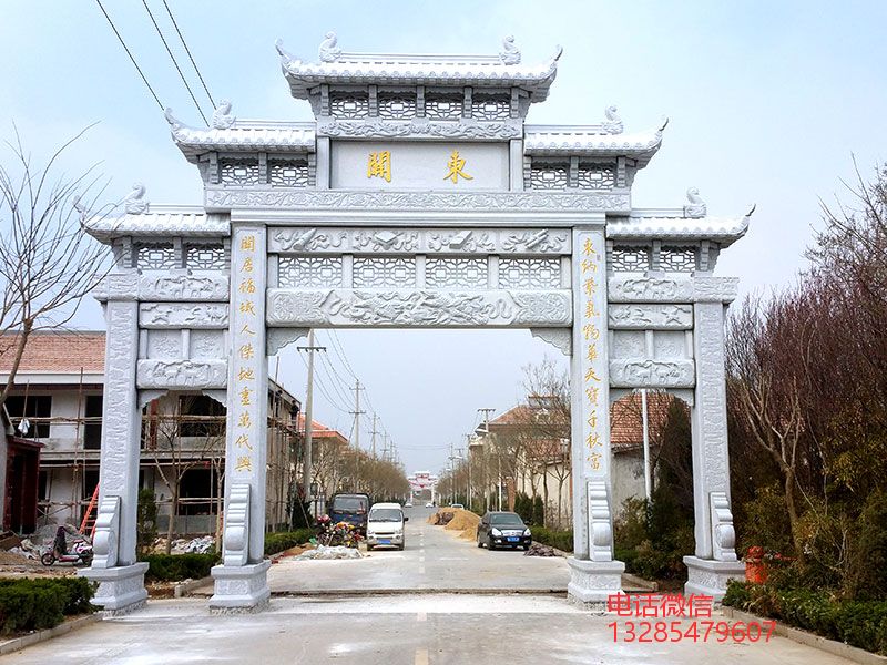 村口仿古牌坊的样式有哪些