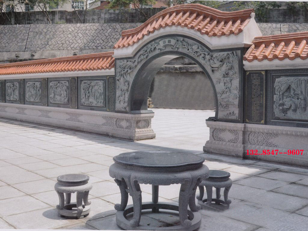 石雕浮雕装饰图寺庙园林学校壁画浮雕立体形态