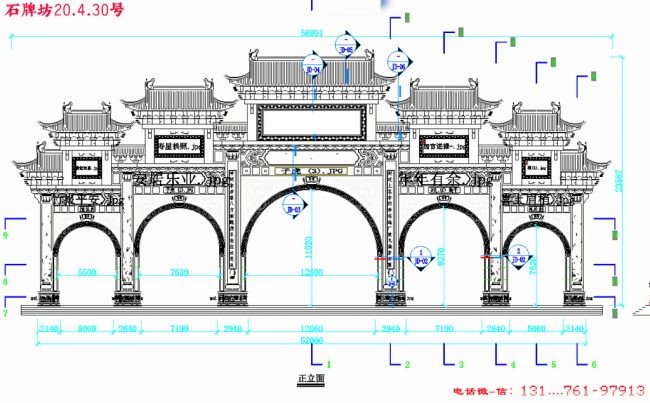 石牌楼石牌坊的构造样式分析介绍