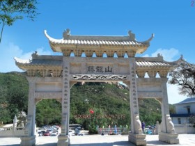 古镇门楼和村庄仿古门楼的高浮雕特色