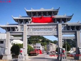 门楼制作厂家和广东新农村参考门楼图片大全