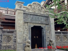 农村大门门楼好看的图片和徽州石门头文化价值