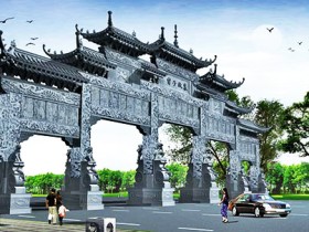 北京牌楼图片比例设计