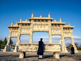 道教山门牌坊图案效果图设计的意义