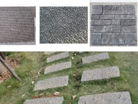 天然园林古建筑石材厂家-火烧面荔枝面青石板路面的设计意境