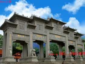 佛教寺院山门牌坊图片样式对意境的追求