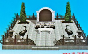 土葬坟墓图石碑墓碑_统驭凝聚_气脉贯连