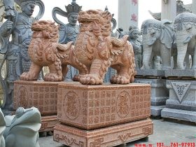 石雕貔貅摆放寓意和大型石貔貅图片大全