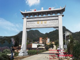 江西农村牌坊石材价格和图片大全