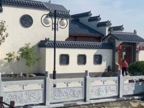 芝麻白栏杆白麻栏杆的图片样式