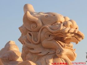 别墅门口摆放招财貔貅_开运貔貅的美好寓意