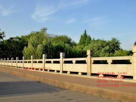 六个桥面石栏杆_路边河堤护栏_柱头造型图片