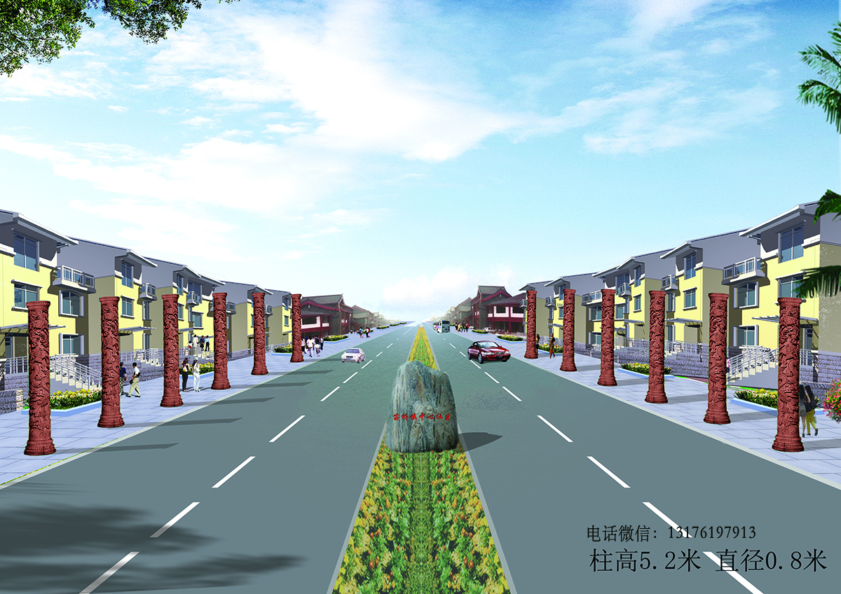 江西广场石龙柱厂家图片和吉林盘龙柱风水寓意是什么