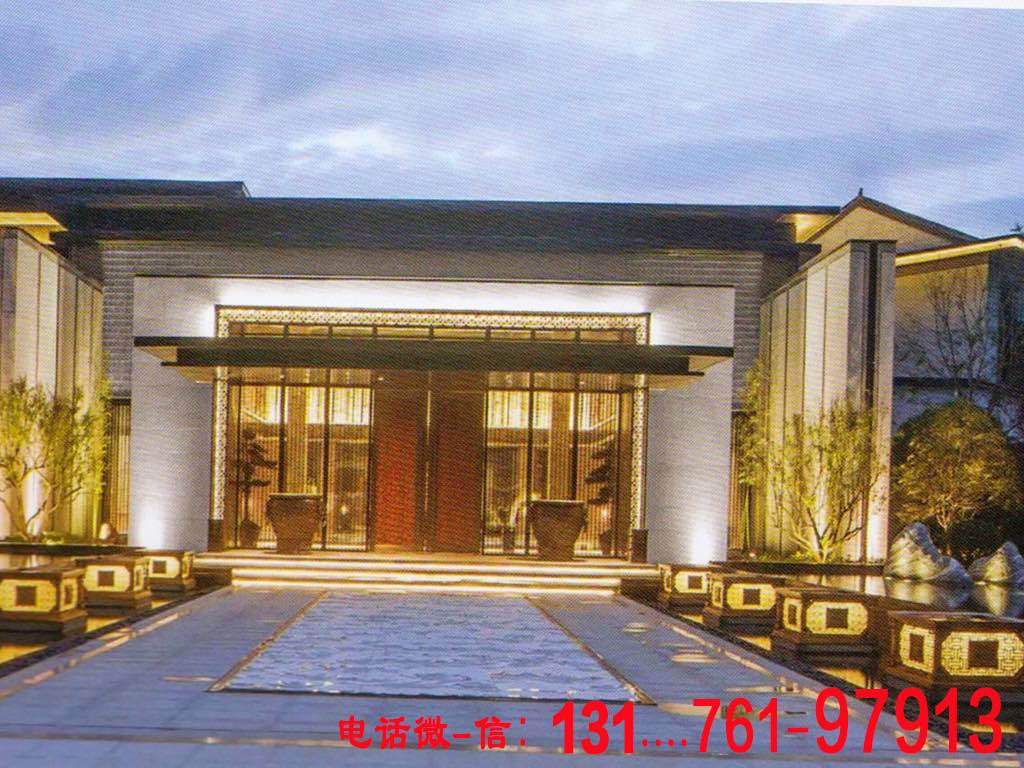 新中式庭院地雕