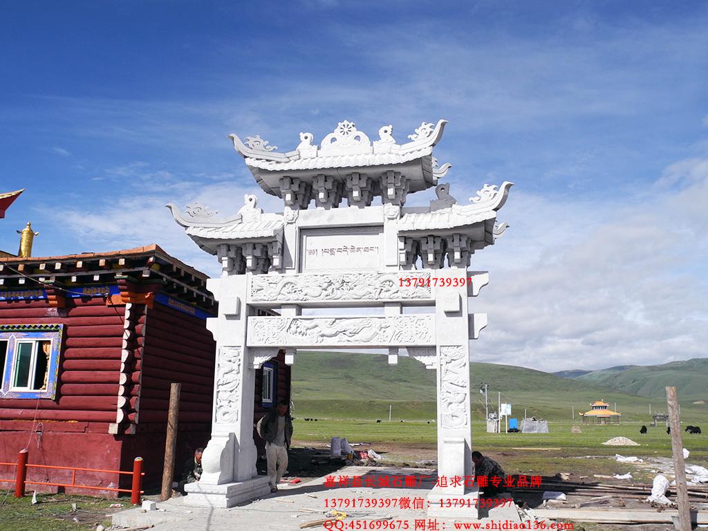 单门石牌坊样式